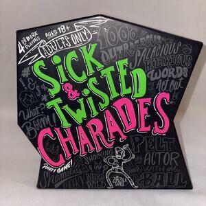 Sick & Twisted Charades Game by Wonder Forge 2017 Party Family Adult Sealed NEW